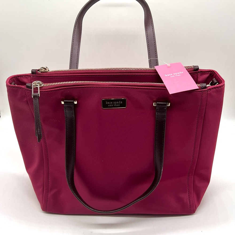 Kate Spade Pink Structured Tote Bag